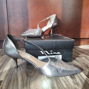 Nina slingback evening shoe